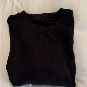 Lululemon Black perfectly oversized Sweatshirt with LULULEMON Logo